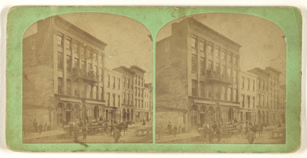 French Street, South of Fifth, Erie, Pennsylvania; F.J. Weber, American, active 1870s, 1870s; Albumen silver print