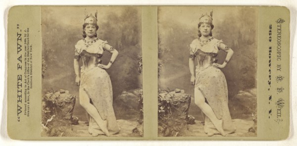 White Fawn.; Peter F. Weil, American, active New York, New York 1860s - 1870s, or Jeremiah Gurney & Son; 1868; Albumen silver