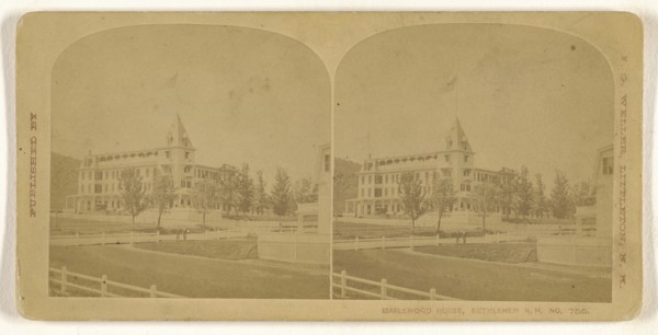 Maplewood House, Bethlehem, N.H; Franklin G. Weller, American, 1833 - 1877, about 1870; Albumen silver print