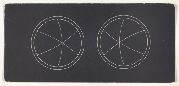 Optical illusion; 1850s; Lithograph