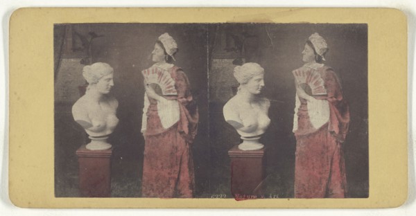 Nature & Art; about 1890; Hand-colored collotype
