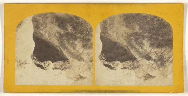 British cave; British; about 1860; Albumen silver print