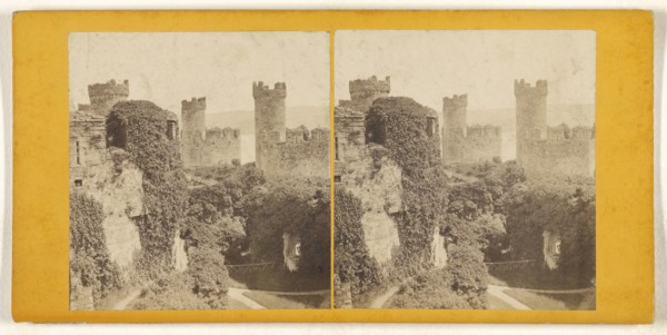 View at Conway, North Wales; British; about 1860; Albumen silver print