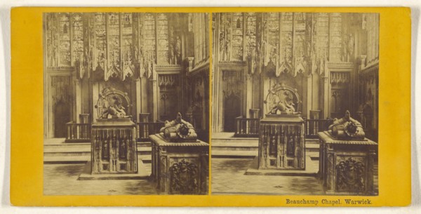 Beauchamp Chapel. Warwick; British; about 1865; Albumen silver print