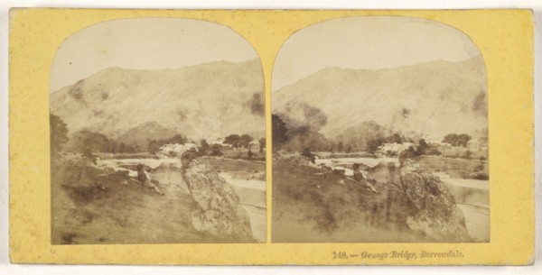 Grange Bridge, Borrowdale; British; about 1860; Albumen silver print
