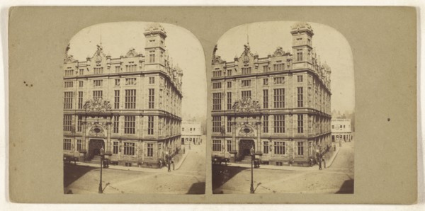 Sailor's Home, Liverpool; British; about 1865; Albumen silver print