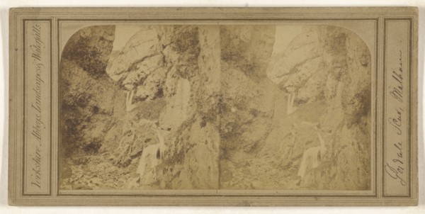 Gordale Scar, Malvern; British; about 1860; Albumen silver print