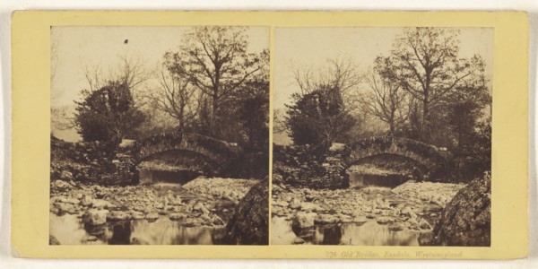 Old Bridge, Easdale, Westmoreland; British; about 1860; Albumen silver print