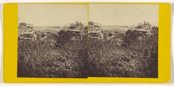 Chapel, Tintegel Castle. Cornwall; British; about 1860; Albumen silver print