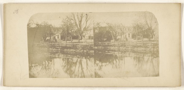 P. Bruffs residence; British; about 1860; Salted paper print