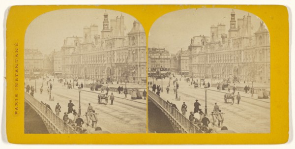 Hotel de Ville; French; 1860s; Albumen silver print