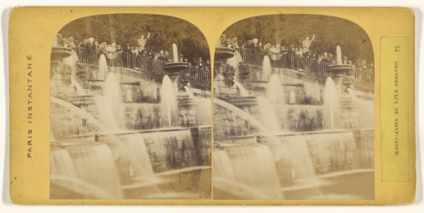 Grandes Eaux de Saint-Cloud; French; 1860s; Albumen silver print
