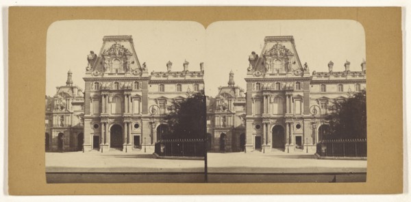 Government building, Paris, France; French; 1860s; Albumen silver print
