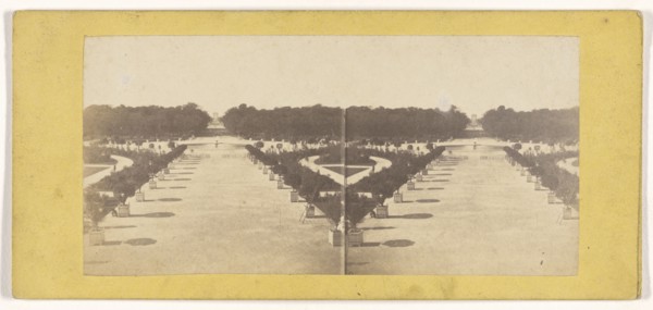 Parisian view, Paris, France, French; about 1865; Albumen silver print