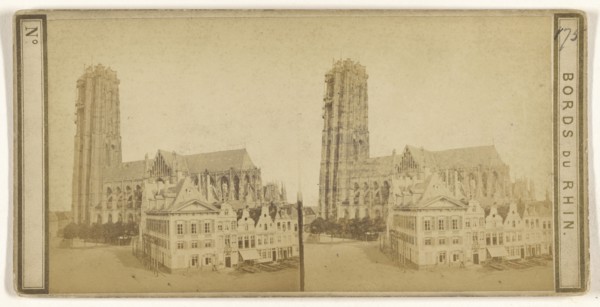 Malinea, Beligique, Cathedrale; French; about 1865; Albumen silver print
