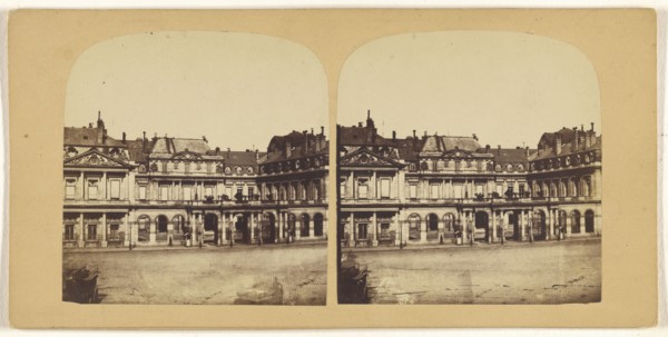 Palais Royal; E. Vimard, Swiss, active 1860s, about 1860; Albumen silver print