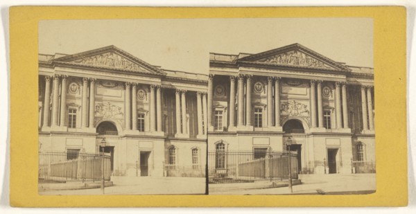 Les beaux Arts; French; about 1860; Albumen silver print