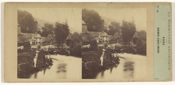 La Normandie Artistique. Eure. Pont-Audemer; French; about 1860; Albumen silver print