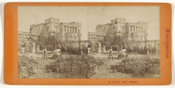 Wurtemberg. K. Villa bei Berg; German; about 1870; Albumen silver print