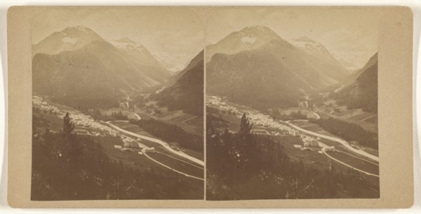 Pontresina nom Schafberg; German; about 1870; Albumen silver print
