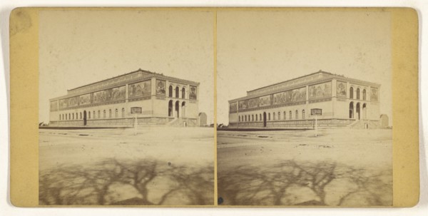 Munchen, Germany, Die neue Pyankothek; German; about 1870; Albumen silver print