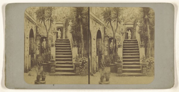 Vue prise dans la villa Campana. Rome; Italian; about 1860; Albumen silver print