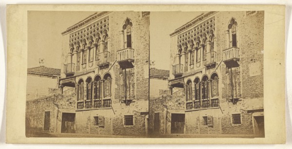 Palazzo Cicogna; Italian; about 1865; Albumen silver print