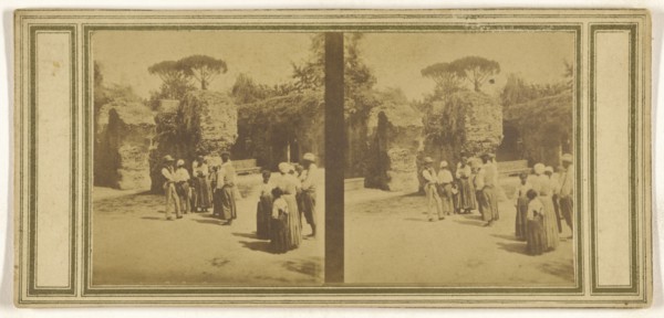 Ponte Rosso, Naples, Italian; about 1865; Albumen silver print