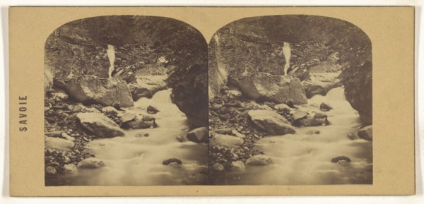 Sallanches. Gorges de Teveau; Italian; about 1865; Albumen silver print