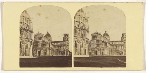 General View of the Dome's Place. Pisa; Italian; about 1865; Albumen silver print