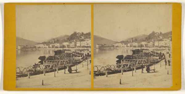 Lugano; Italian; about 1865; Albumen silver print