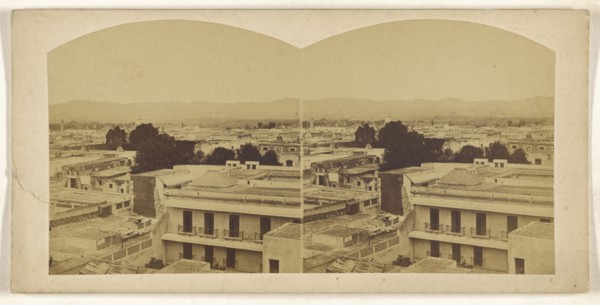 Panorama de Mexico; about 1870; Albumen silver print
