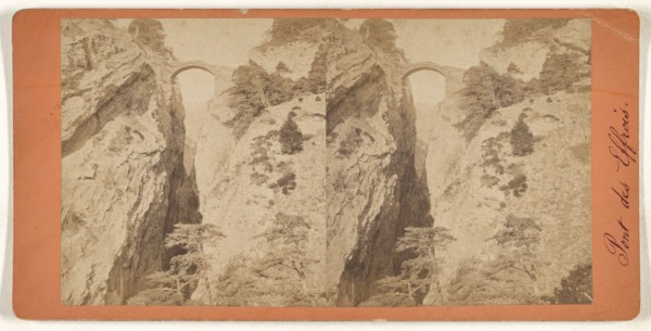 Pont des Effrois; about 1870; Albumen silver print