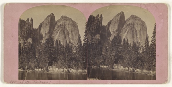 Yosemite, California; about 1870; Albumen silver print