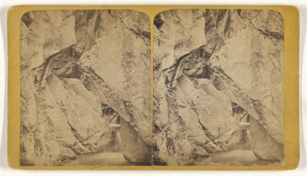 Box Canon, Colorado; American; about 1880; Albumen silver print