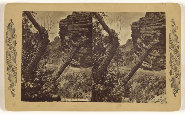 Yute Pass, Colorado; American; about 1871; Albumen silver print