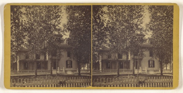 Elisha Broad's home in Minesota, sic). June 8, 1877; American; June 8, 1877; Albumen silver print