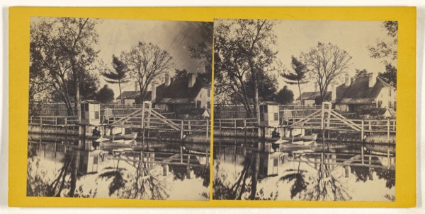 Gen. Knox's Headquarters, Mortonville, N.Y; American; about 1865; Albumen silver print