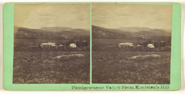 Pemigewasset Valley From Keniston's Hill. New Hamsphire; American; about 1870; Albumen silver print