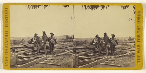 Rebel Prisoners, Gettysburgh; Studio of Mathew B. Brady, American, about 1823 - 1896, about 1862; Albumen silver print