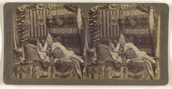 A Harem Beauty; Underwood & Underwood, American, 1881 - 1940s, 1901; Albumen silver print