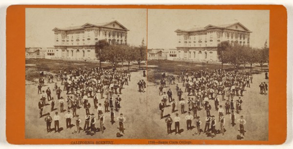 Santa Clara College; American; about 1875; Albumen silver print