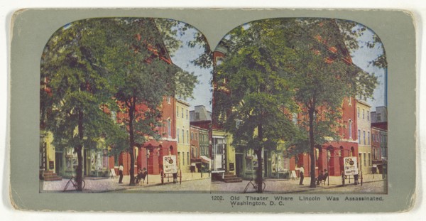 Old Theater Where Lincoln Was Assassinated, Washington, D.C; American; about 1905; Color Photomechanical