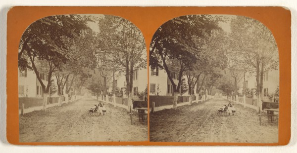 Worthen Street, Lowell, Mass; Simon Towle, American, active Lowell, Massachusetts 1855 - 1893, about 1874; Albumen silver print