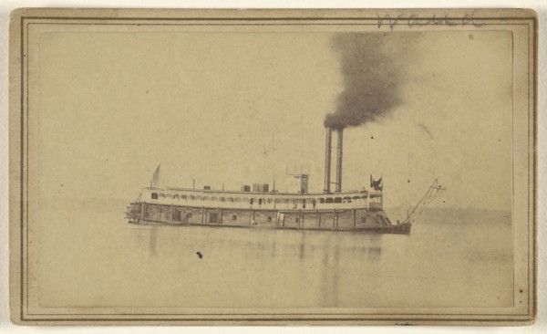 Riverboat Nymph; Andrew David Lytle, Sr., American, 1834 - 1917, active Baton Rouge, Louisiana, about 1862; Albumen silver