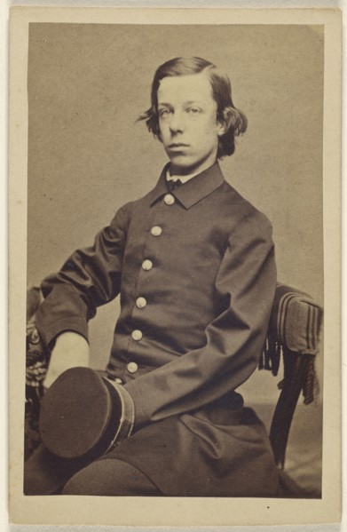 Henry O. Prebel, U.S.N; American; 1863; Albumen silver print