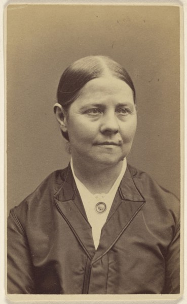 Lucy Stone; Sumner B. Heald, American, active 1870s - 1880s, about 1870; Albumen silver print
