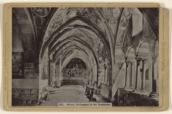 Brixen, Kreuzgang in der Domkirche; Stengel & Company; 1896; Photomechanical print