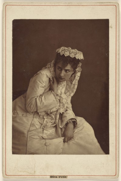 Dica Petit; about 1870; Carbon print