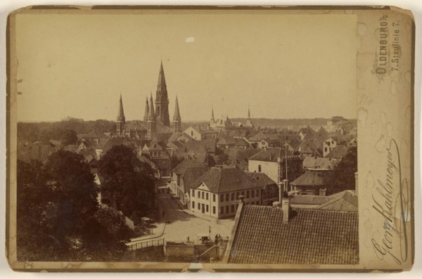 Oldenburg Cathedral; Georg Kahlmeyer, German, active 1880s, 1887; Albumen silver print